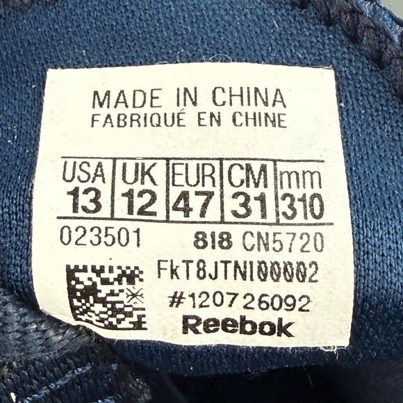 Reebok 3D OP. Lite \'Coll Navy\' athletic sneaker shoes men’s size 13 main image 9